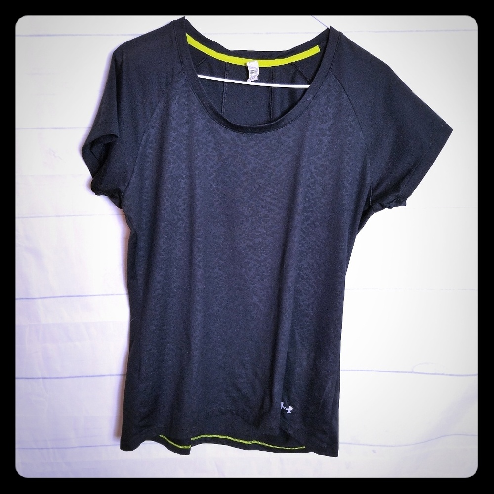 Womens Under Armour Heat Gear Shirt sz LG
